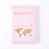 Cute Travel Emboss Passport Holder Cover Cases For Women Men Girls Boys Ticket Protective Travel Accessories