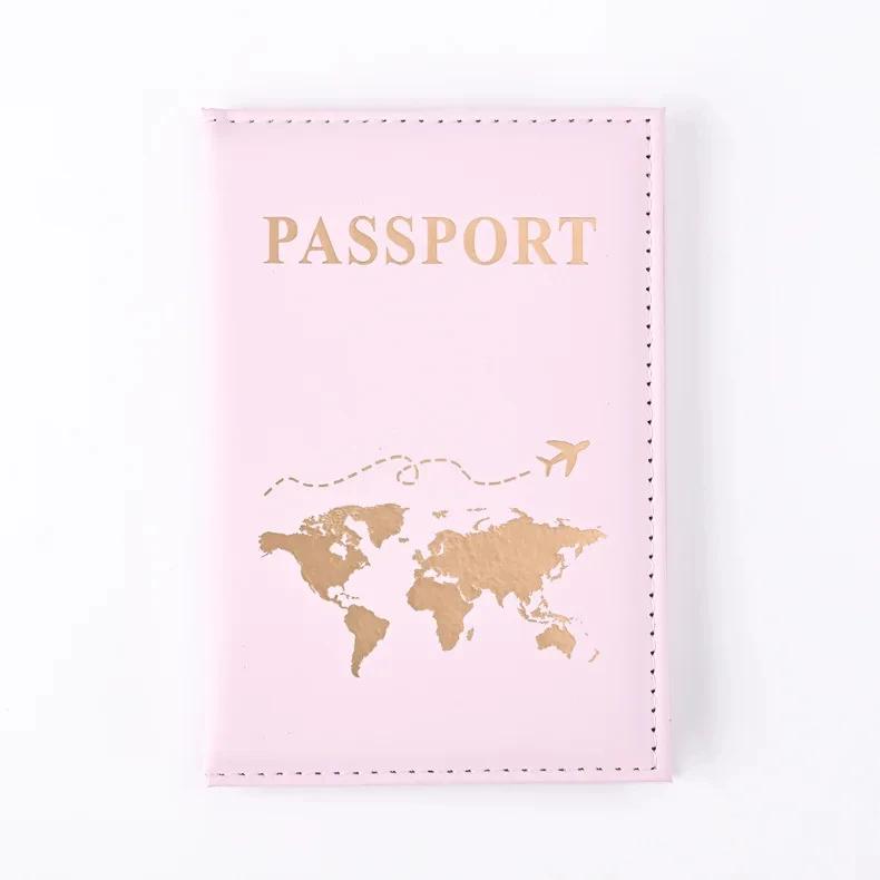 Cute Travel Emboss Passport Holder Cover Cases For Women Men Girls Boys Ticket Protective Travel Accessories