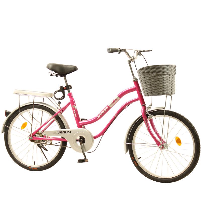22-inch Unisex Bicycle for Commuting and Student Use - Lightweight, Medium and Large Sizes, Suitable for Cycling