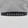 Unisex Heavy Duty Genuine Leather Studded Turtle Punk Belt