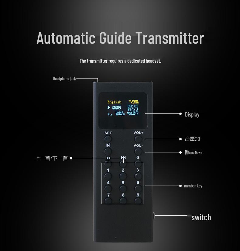 Wireless Multi-Language Tour Guide Device: Intelligent Self-Guided Audio Commentary for Tourist Attractions