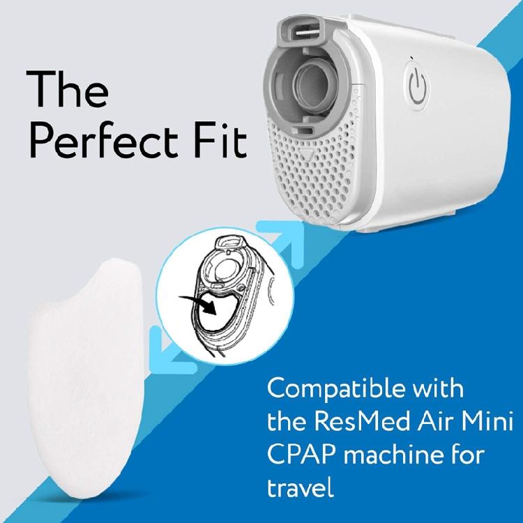 Filtri Monouso di Ricambio per Ventilatore ResMed Serie AirMini (Confezione da 15)