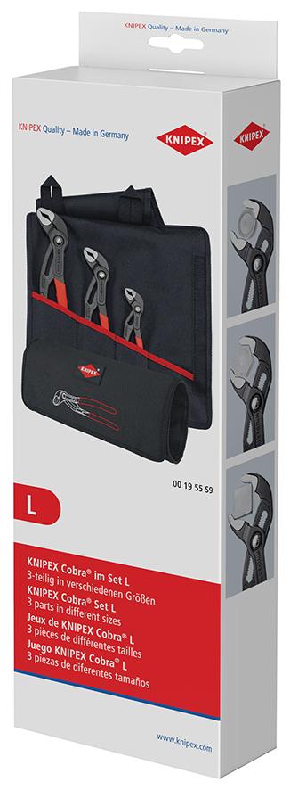 Pipe Pliers Set In Case 3-Piece 150, 250, 300Mm - Kn 00 19 559