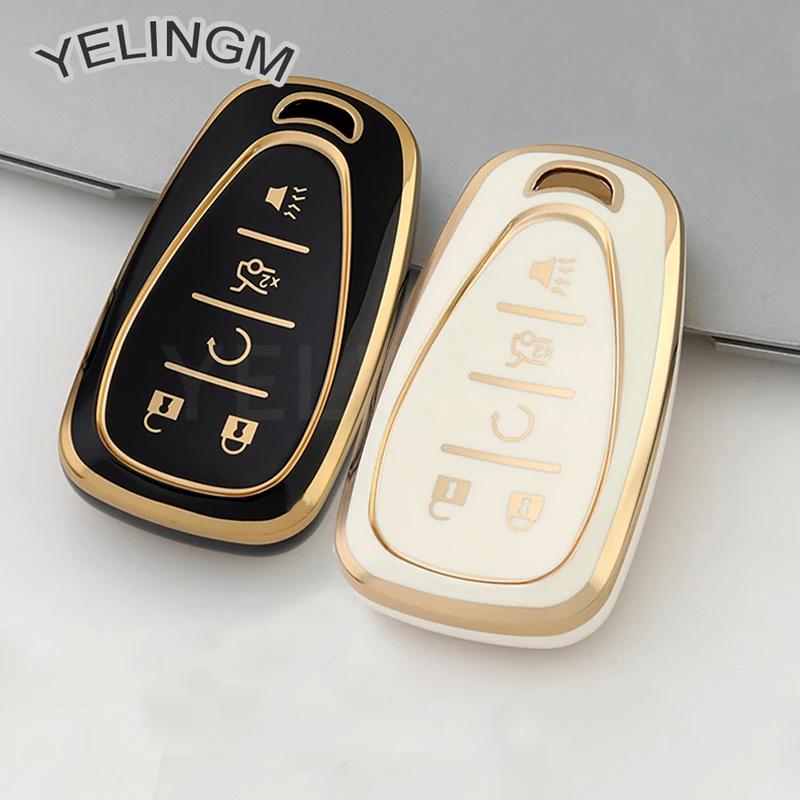 

For Chevrolet Car Key Case Cover Volt Bolt Trax Malibu Blazer Traverse Onix Equino Orlando Cruze Spark Sonic Camaro Shell Fob
