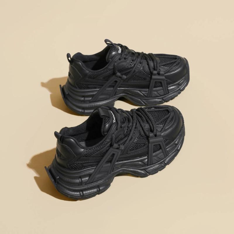 Autumn new platform dad shoes women's small height increase versatile sports and leisure shoes women