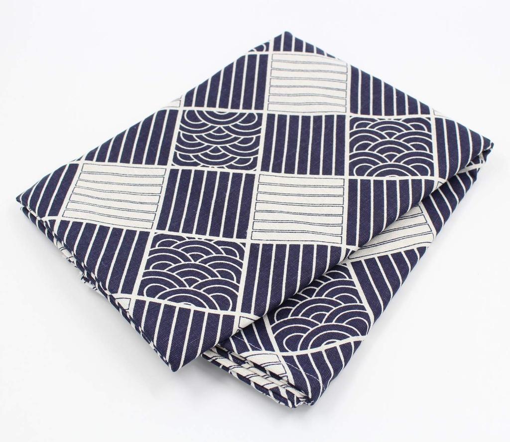 SAWAN Japanese Traditional Japanese Japanese Pattern Checkered Tablecloth, Style, Pattern, 140x180cm,