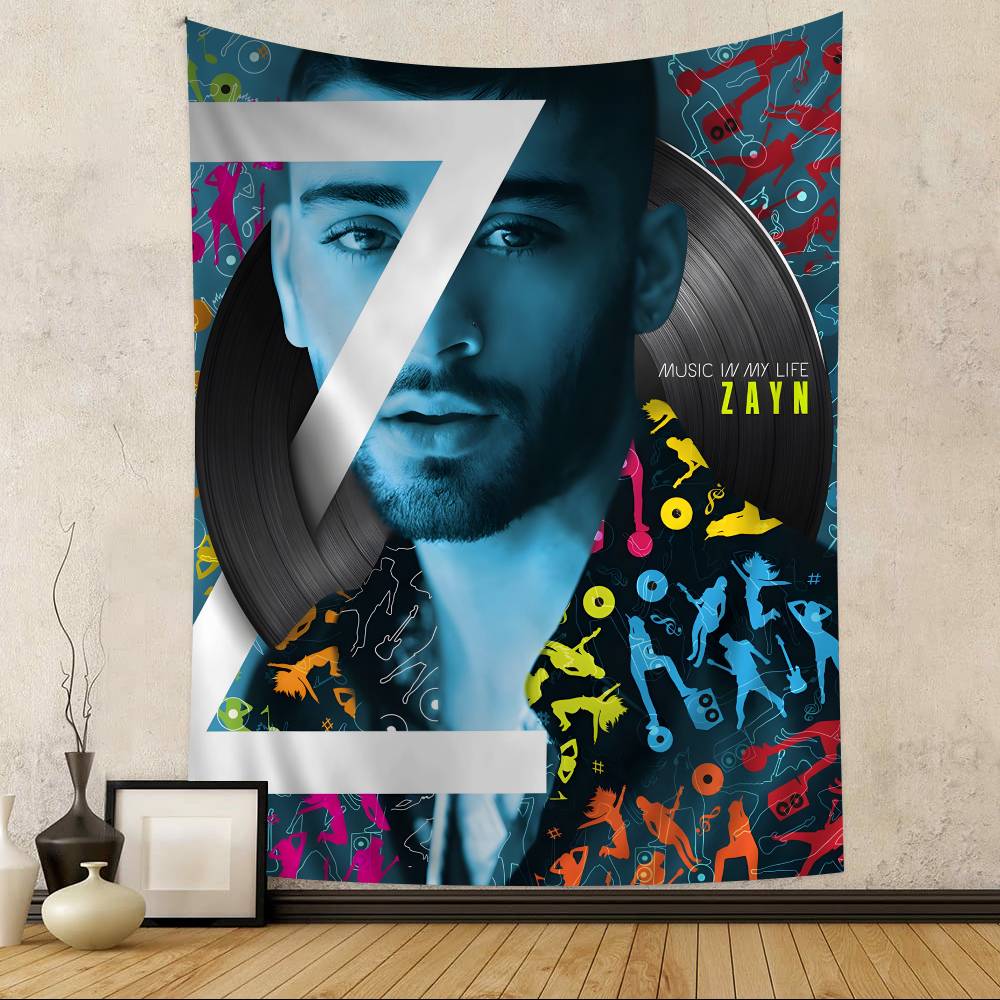 

Singer ZZayn MMalik Movie Anime Tapestry Hippie Flower Wall Carpets Dorm Decor Cheap Hippie Wall Hanging 74x94cm(29x37in)