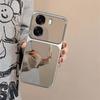 Case for OPPO A6x 4G/5G,A6t Pro,A6 4G5G Trending Big Window Cover Mirror Phone Casing