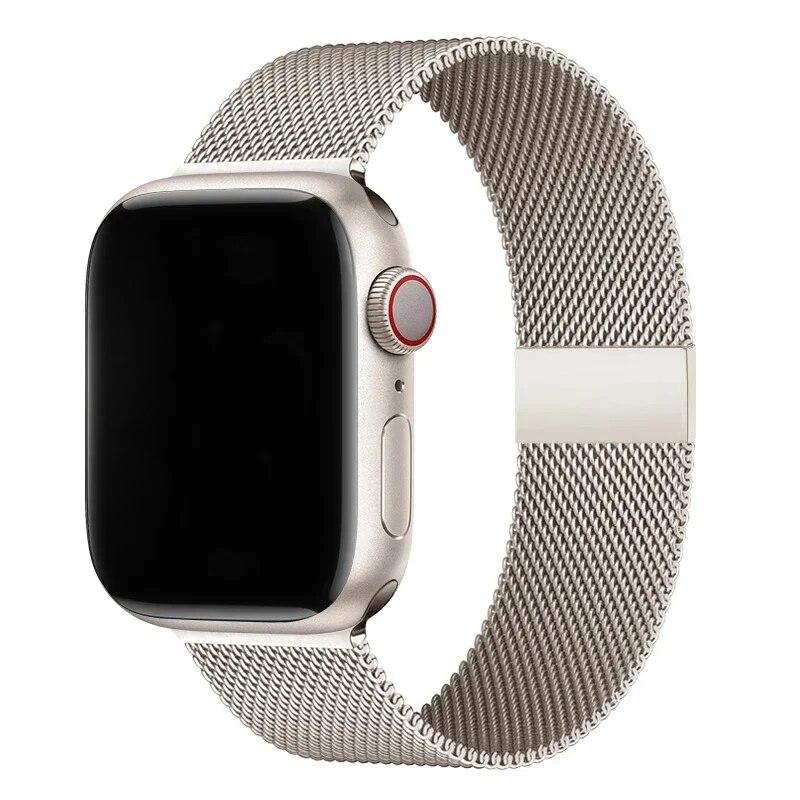

Ремешок для apple watch, ремешок Ultra, 49 мм, 45 мм, 44 мм, 41 мм, 40 мм, металлический браслет-браслет iwatch series 9, 8, 7, 6, 5, 4, 3 SE