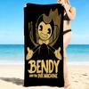 1Pc Bendy Ink Machine Beach Towel, Quick Dry, Multi-Use for Beach Pool Gym Yoga Home Travel, Christmas, Halloween, Xmas Gift M929400