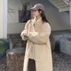 New winter environmentally friendly fur coat women's medium and long fashion large size stand-up collar plush temperament coat