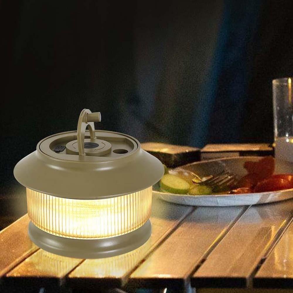 Recyclable Light String Camping Lantern Hanging Retro Tent Lamp  Festive Decorations