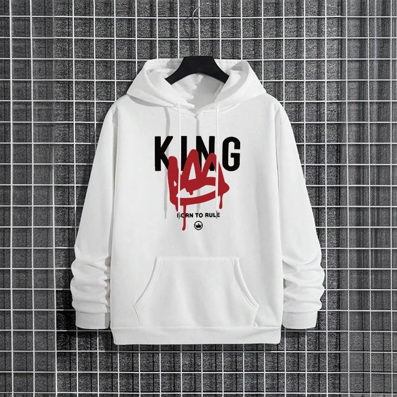 Male Autumn Winter Trendy Warm Hoody Outwear 2025 New Arrival Men's Hooded Sweatshirt Urban Casual Fashion Hoodies Streetwear