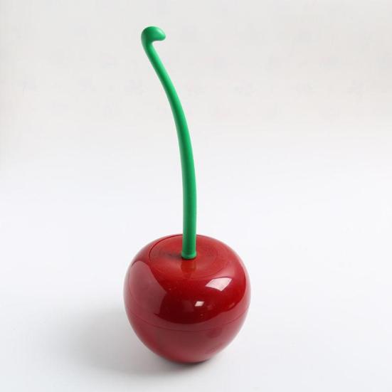 Lovely Cherry Shaped Toilet Brush Lavatory Cleaning Tool Bathroom Home Accessory