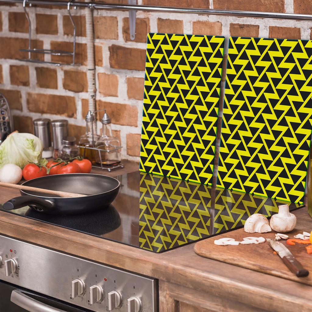 Glass Cutting Board 2X 30X52 Pattern