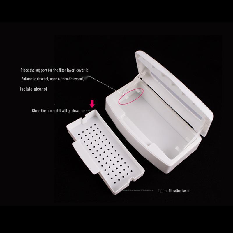 Nail & Eyelash Cleaning and Storage Box