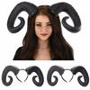 Halloween Headwear Prop Anime Sheep Horn Handmade Sheep Horn Headband Hairband Accessory Demon Evil Gothic Lolita Cosplay