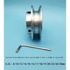 Motor Belt Drive Wheel 40mm 60mm 80mm 100mm V-belt Pulley, Single Groove, A- Type V-belt Pulley