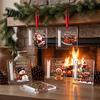 Acrylic Cash Display Holder Christmas Gift Ornament, 2D Money Card Decoration, Xmas Hanging Decoration Tree Ornament for Tree, Fireplace Creative