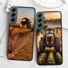 Farm Machinery Harvesters Phone Case For Samsung Galaxy S22 S25 Ultra S21 S10 Plus S26 Edge S20 S23 S24 FE Cover Silicone So