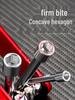 Compact Metric & Imperial Folding Socket Wrench Set - Aluminum Alloy Handle, Hex Tools