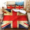 New 3D Print Britain United Kingdom Flag Bedding Set Double Twin King Duvet Cover Comforter Pillowcase Boys Girls Adults Bedroom