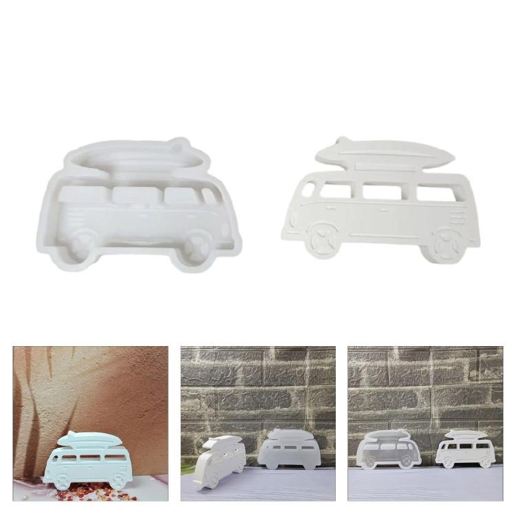 Camping Car Silicone Molds Epoxy Resin Molds Camping Bus Candle Molds Plasters Molds Ornament Molds Casting Molds