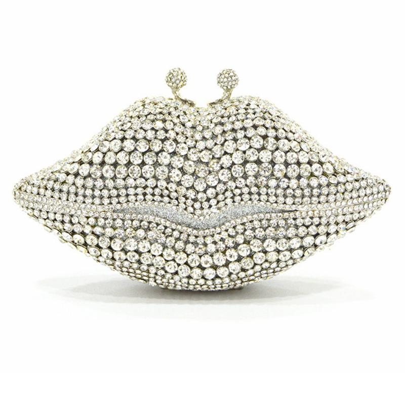 Yellow Diamond Evening Bags Mouth Purses WHTUOHENG Stone Handbag Hard Metal Party Prom Clutches Luxury Women's Crystal Wedding B