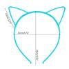 Adult Luminous Hairband Cat Ear Shape Hairband Halloween Style Teens Hair Hoop