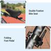 Front Mounted Bicycle Seats with Handlebars and Foot Pedals for Kids Children