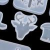 Jewelry Hanging Crafts Christmas Gift Epoxy Resin Mold Silicone Pendant Snowflake Resin Molds