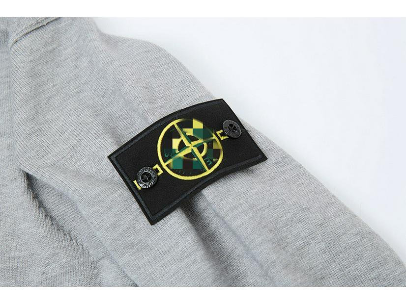 Crossstone Unisex Klassischer Frottee Rundhals Pullover - Langarm für Herbst/Winter