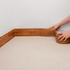 1PC 5mx15cm Self-adhesive PVC Waterproof Wood Waist Line Wallpaper Skirting Line Wall Border Stickers Home Decor