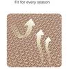 Ice Silk Material Three-Piece Set Cool Breathable Fabric Universal Car Seat Cushion  Summer Use