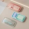 Double-layer Soap Box with Water-draining Cover and Lid, Luxurious and Modern Design, New Style Bubble Double-layer