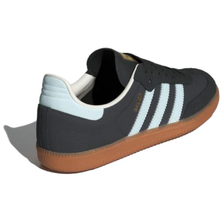Adidas Samba OG Carbon Almost Blue Gum Women Sneakers Black Chalk-White ID0493