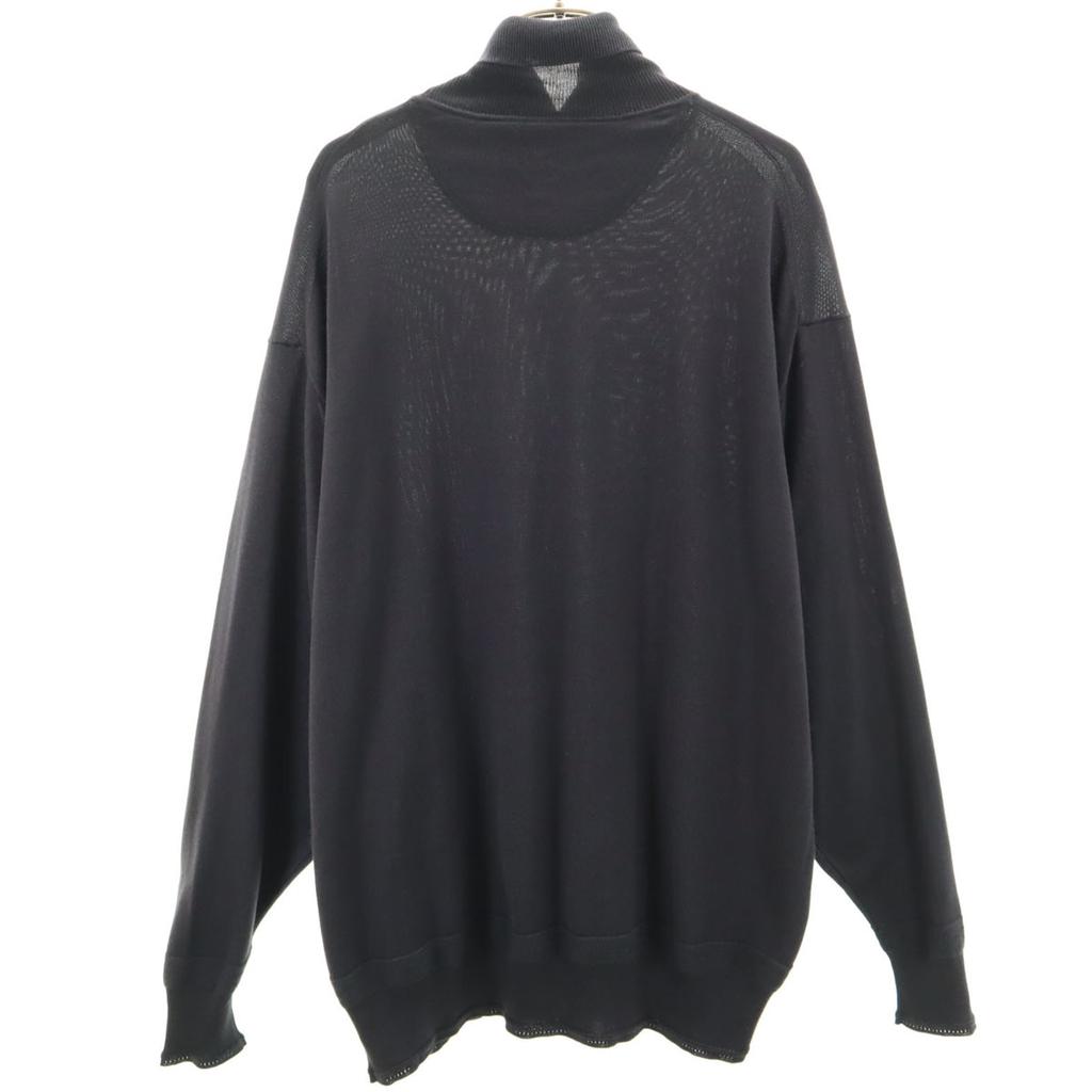 SIDESLOPE Long sleeve turtleneck knit black Men's Used