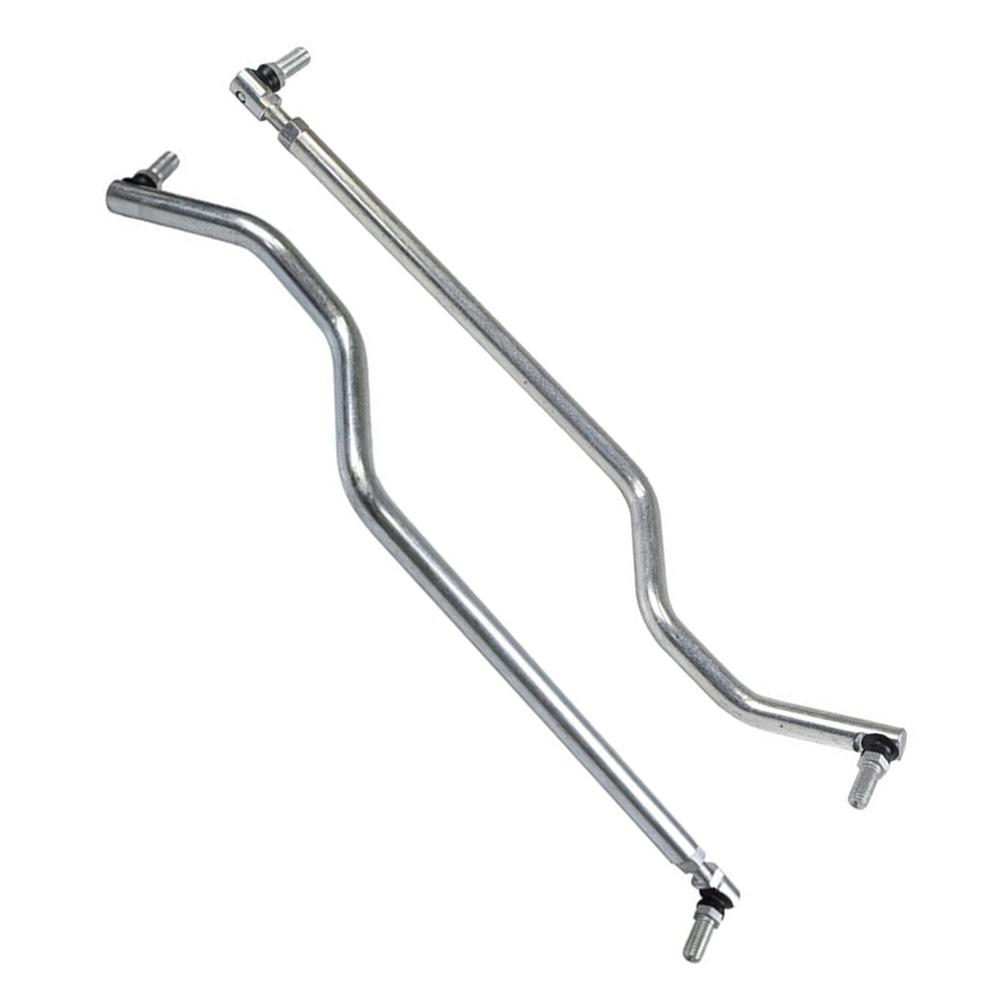 Chromoly Steel Steering Drag Chain Pull Rod Set Left and Right for GY20491 GY20492 Fits L100 L130 and G110 with Locking Nuts