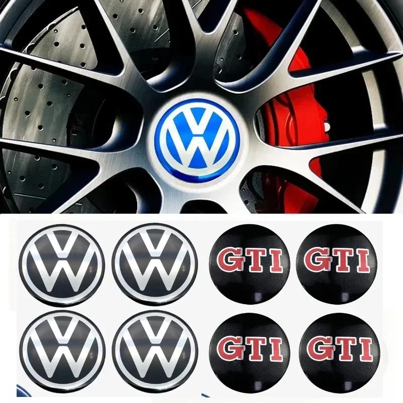 2025 Caldo 56/65mm Decalcomania Coprimozzo Ruota Auto per VOLKSWAGEN Passat MK4/5/6/7 Polo Tiguan Bora Touran CC Bettle Decorativo