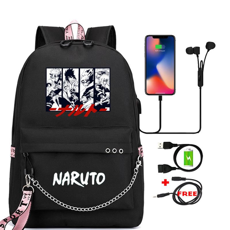 Anime Bookbag Teenage Backpack Unisex School Bag for Boy Girl Cartoon Printing Laptop Bagpack Back To School