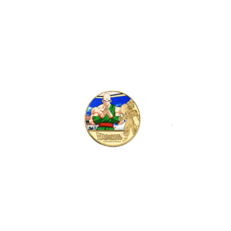 Anime  Z Gold Plated Gold Coin Son Goku Vegeta  Coins Kids Classic Anime Peripherals Collection Toy Souvenir