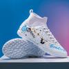 Mens Soccer Shoes FG/TF High-top Professional Sports Training Competition Football Shoes Teenagers Football Sneakers for Men