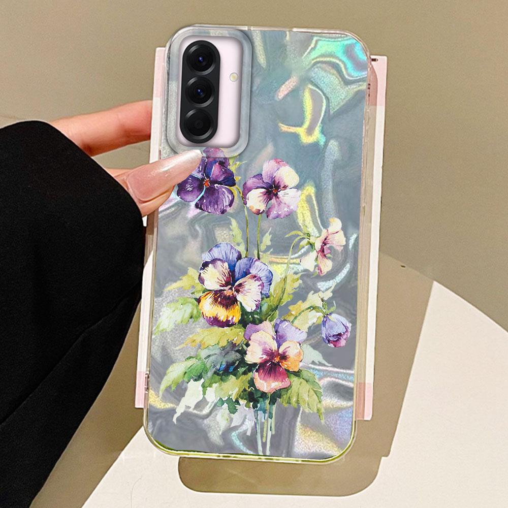 Summer Pink Rose Flowers Phone Case for Samsung Galaxy A55 A56 A36 A26 A16 A53 A06 A14 A24 A34 A54 A15 A25 A35 A13 Shell Cover
