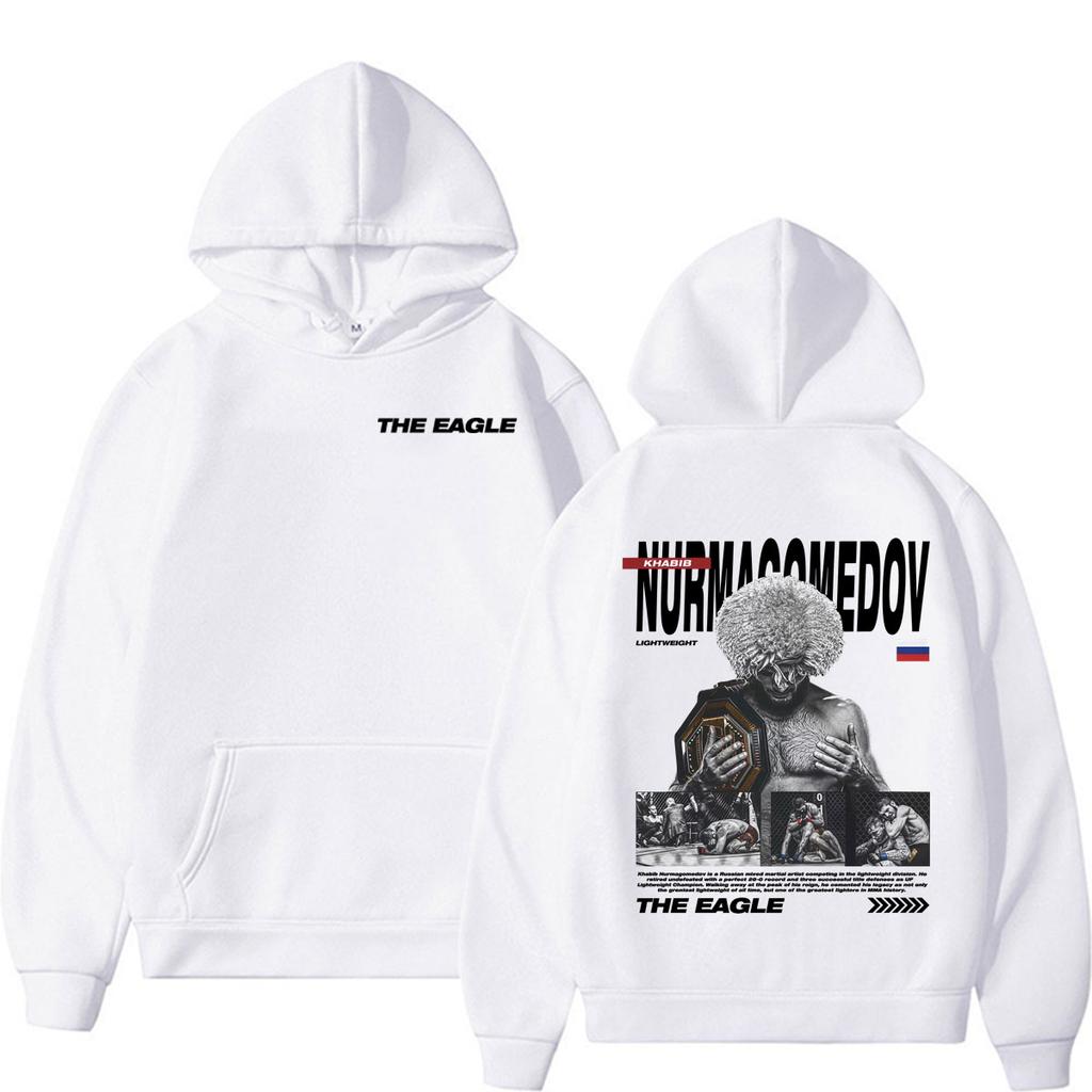 Khabib Nurmagomedov The Eagle Merch Sweatshirt Men Women Violence Aesthetic Gothic Hoodies High Quality