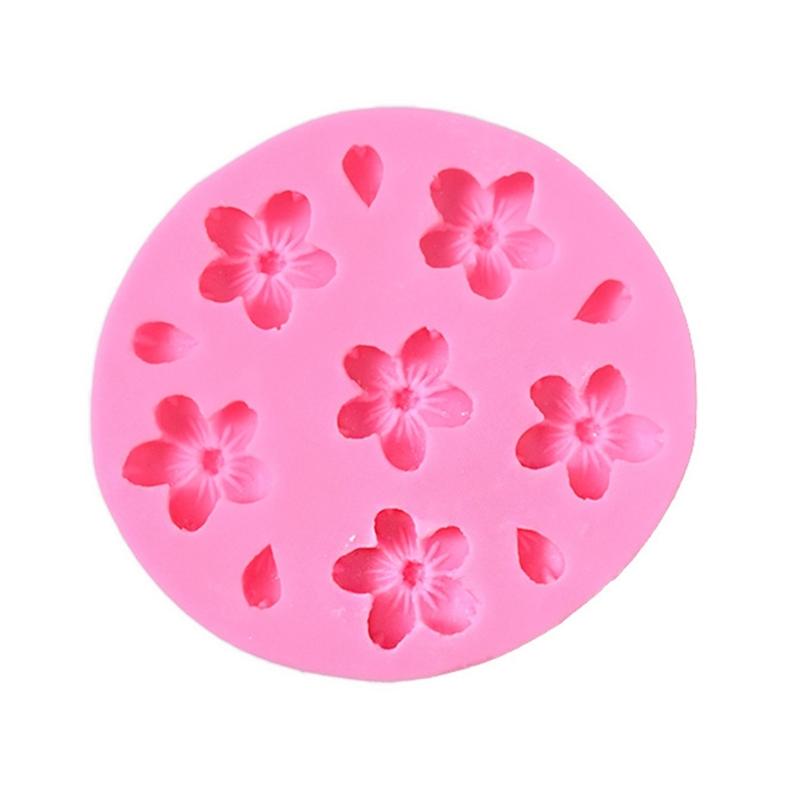 Cherry-Blossoms Silicone Mold Flower Petal-Cake Baking Mold Cake Decoration Craft Flower Chocolate Mousse-Mold DIY 1