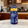 New Trendy Kids Water Sippy Cup Kids 480ml Water Bottle with Straw and Handle Portable Drinking Bottle Cup Children