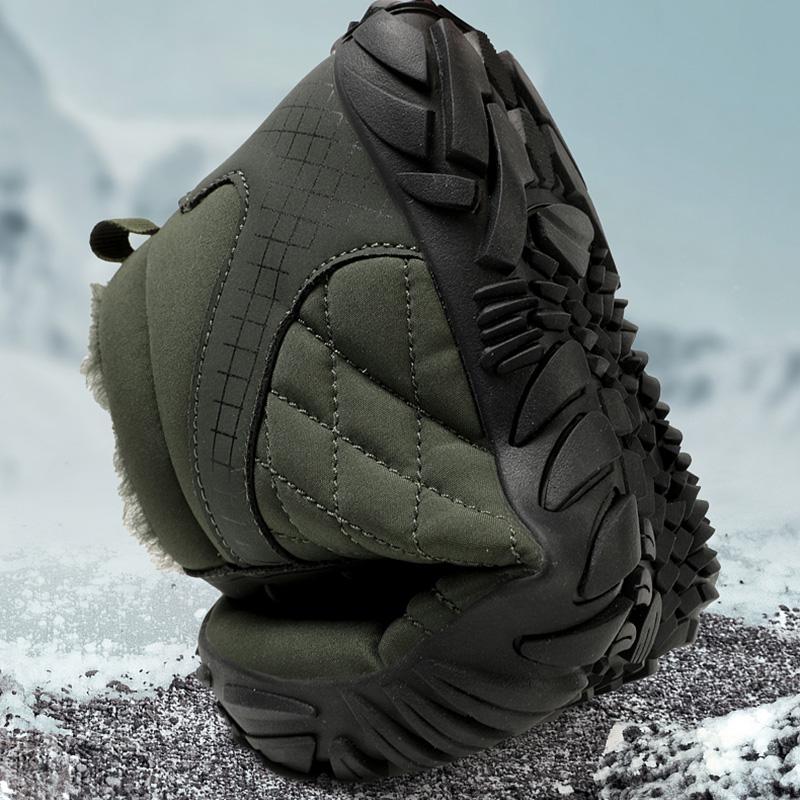 Winter Snow Boots High-Top Barefoot Shoes Men Women Trekking Mountain Boots Anti-Skid Hiking Sneakers Outdoor Sports Warm Shoes
