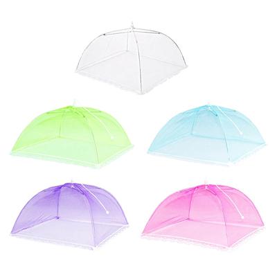 Food Mesh Cover Folding Food Cover Tent Dome Net Umbrella Kitchen Gadgets