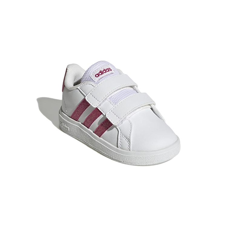 Adidas Grand Court 2.0 I White Real Magenta Baby Sneakers Cloud-White Team-Real-Magenta GY4768