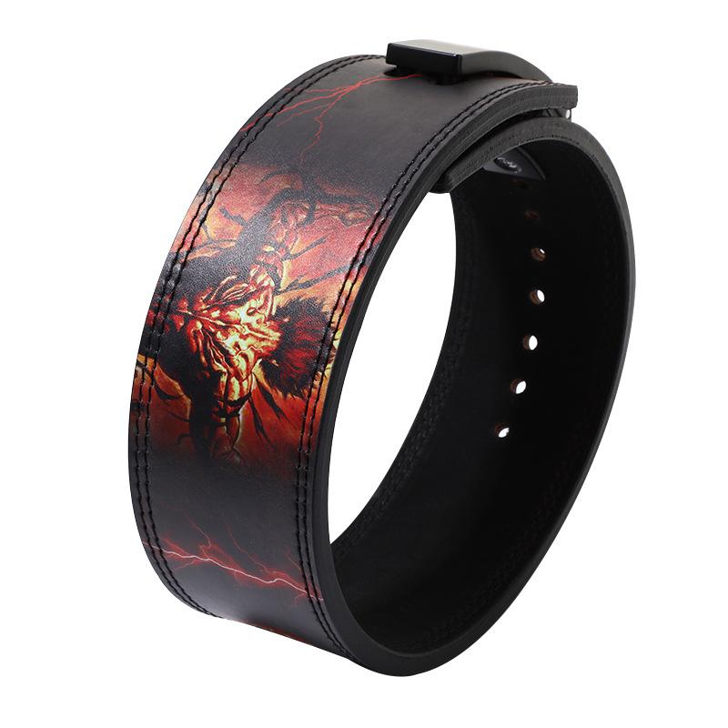 Druckgürtelschutz Fitnessgürtel Stützbank Push-Gürtel Deep Squat und Hard Pull Gewichthebergürtel